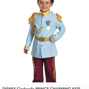 Disney Prince Charming Kids Costume - Light Blue and Gold